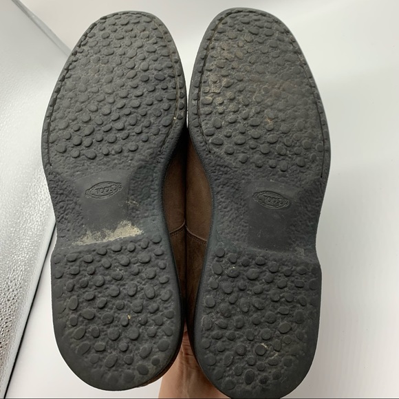 Men’s Auth Tod’s Derby Oxford Lace Up Brown Suede Lace Up Shoes Size 8 - Picture 9 of 15